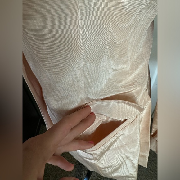 Vintage 90’s Victoria’s Secret Blazer Blush Pink Sexy Suit Jacket Beaded - Picture 6 of 16